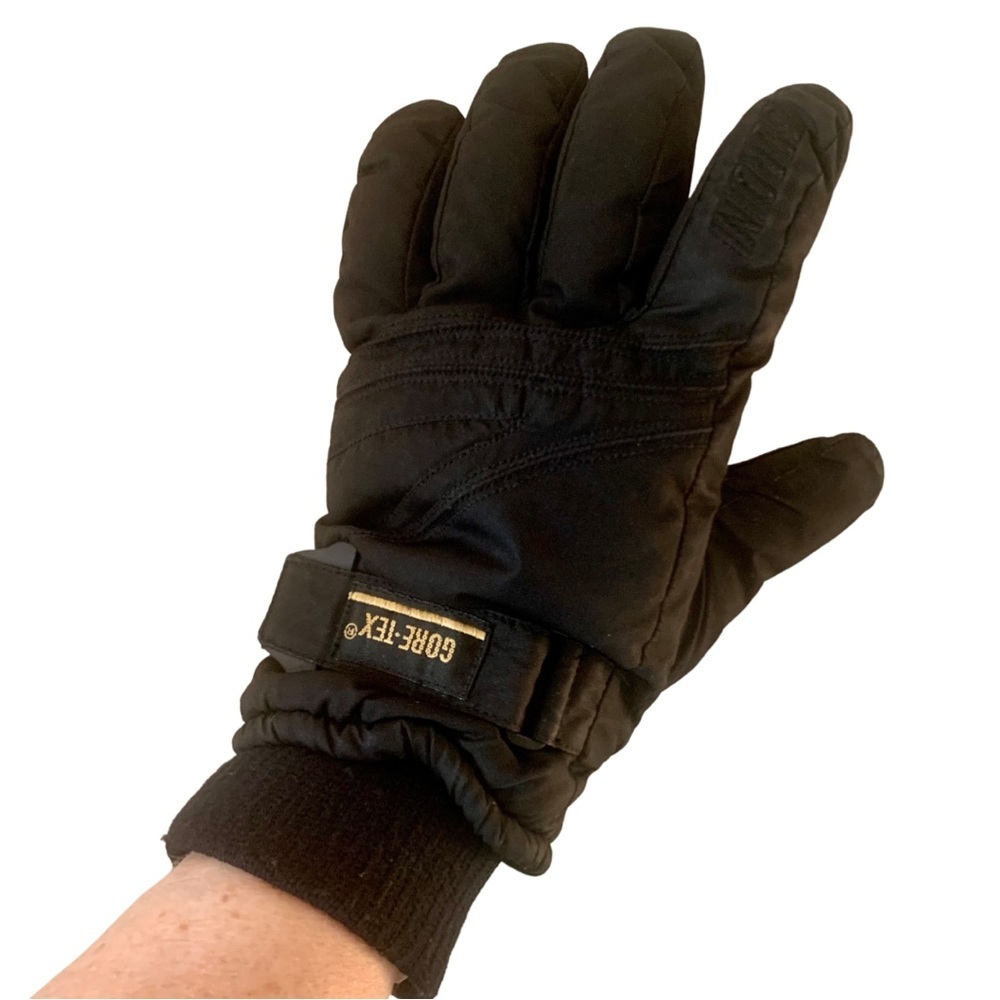 GORE-TEX Gordini Ski Snow Gloves Waterproof Insulated Black Winter Warm Size L - Picture 3 of 16